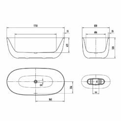 Kaldewei MEISTERSTÜCK OYO DUO 1051 Badewanne Mit Perleffekt, Ohne Überlauf, Ablaufdeckel Emailliert -Wanne Verkaufsladen kaldewei badewannen meisterstuecke oyo duo 1051 10799051