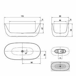 Kaldewei MEISTERSTÜCK OYO DUO 1051 Badewanne Mit Perleffekt Und Vollantislip, Ohne Überlauf, Ablaufdeckel Emailliert -Wanne Verkaufsladen kaldewei badewannen meisterstuecke oyo duo 1051 10799057
