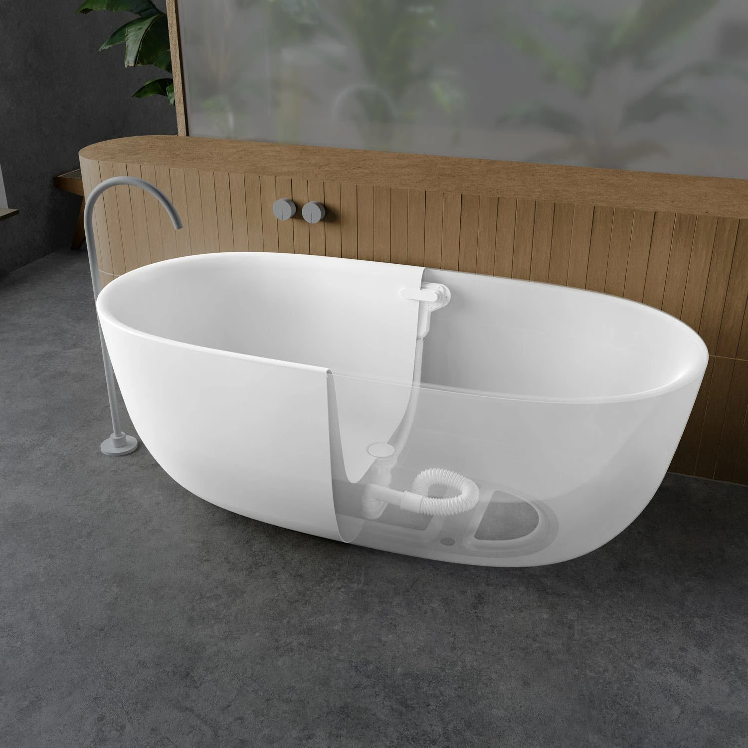 Kaldewei MEISTERSTÜCK OYO DUO 1051 Badewanne Mit Vollantislip, Mit Überlauf, Ablaufdeckel Emailliert 5 Kaldewei MEISTERSTÜCK OYO DUO 1051 Badewanne Mit Vollantislip, Mit Überlauf, Ablaufdeckel Emailliert – Bild 3