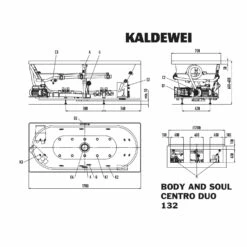 Kaldewei Centro Duo 132 Whirlpool Mit BODY&SOUL Whirlsystem -Wanne Verkaufsladen kaldewei whirlpools centro duo 132 mit 9259895