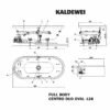 Kaldewei Centro Duo Oval 128-1 Mit FULL BODY Whirlsystem, Ab-und Überlauf Mit Wassereinlauf, Perl-Effekt -Wanne Verkaufsladen kaldewei whirlpools centro duo oval 128 9259832