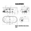 Kaldewei Centro Duo Oval 128-1 Mit BODY Whirlsystem, Perl-Effekt -Wanne Verkaufsladen kaldewei whirlpools centro duo oval 128 9259874