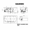 Kaldewei Classic Duo 107 Whirlpool Mit BODY Whirlsystem, Ab- Und Überlauf Mit Wassereinlauf, Perl-Effekt -Wanne Verkaufsladen kaldewei whirlpools classic duo 107 mit 9260096