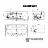 Kaldewei Classic Duo 110 Whirlpool Mit BODY Whirlsystem, Ab- Und Überlauf Mit Wassereinlauf -Wanne Verkaufsladen kaldewei whirlpools classic duo 110 mit 9260189