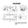 Kaldewei Puro 652 Whirlpool Mit FULL BODY Whirlsystem, Perl-Effekt -Wanne Verkaufsladen kaldewei whirlpools puro 652 mit full 9259370