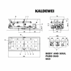 Kaldewei Puro Duo 663 Whirlpool Mit BODY&SOUL Whirlsystem -Wanne Verkaufsladen kaldewei whirlpools puro duo 663 mit 9259463