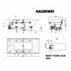 Kaldewei Puro Duo 664 Whirlpool Mit BODY Whirlsystem, Perl-Effekt -Wanne Verkaufsladen kaldewei whirlpools puro duo 664 mit 9259634