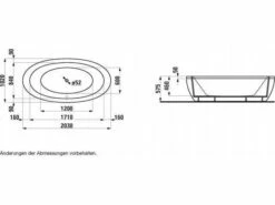 LAUFEN Alessi Badewanne Freistehend 204 X 102 Cm -Wanne Verkaufsladen laufen il bagno alessi 24197 badewanne 204 102 cm 1603773