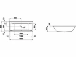 LAUFEN Serie Pro Einbau-Badewanne 180 X 80 Cm -Wanne Verkaufsladen laufen serie pro badewannen einbaubadewanne 179 1603764