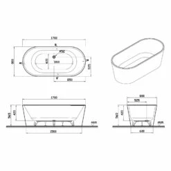 Pianura Valentina Badewanne Oval Freistehend 170 X 80 Cm Mit Schürze Und Verdecktem Überlauf 11 Pianura Valentina Badewanne Oval Freistehend 170 X 80 Cm Mit Schürze Und Verdecktem Überlauf -Wanne Verkaufsladen pianura badewannen valentina oval freistehend 170 12494647