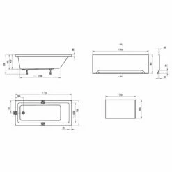 RAVAK 10° Rechteckige Badewanne 170 X 75 Cm 7 RAVAK 10° Rechteckige Badewanne 170 X 75 Cm -Wanne Verkaufsladen ravak badewannen 10 rechteckige 170 x 4377215