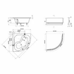 Wanne Verkaufsladen -Wanne Verkaufsladen ravak badewannen gentiana asymmetrische 150 x 4377227