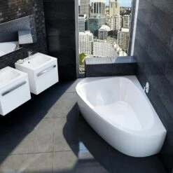 RAVAK LoveStory II Eck-Badewanne, Links