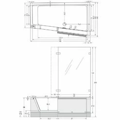 Repabad Easy-in Badewanne 180 Türe Links Nischeneinbau -Wanne Verkaufsladen repabad badewanne easy 180 tuere links 1415507