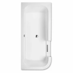 Repabad Livorno Easy Duschbadewanne 180 F, Einstieg Links