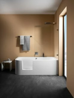 Repabad Livorno Easy Duschbadewanne 180 F, Einstieg Links -Wanne Verkaufsladen repabad duschwannen rechteck livorno easy duschbadewanne 5013086