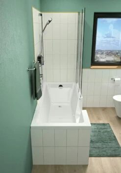 Repabad Livorno Mono Easy Duschbadewanne 170 X 70 Cm, Einstieg Links -Wanne Verkaufsladen repabad duschwannen rechteck livorno mono easy 5012966