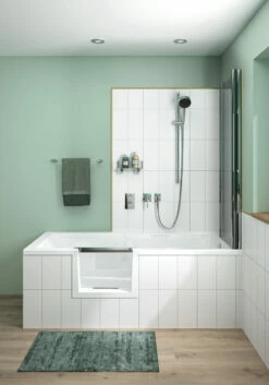 Repabad Livorno Mono Easy Duschbadewanne 170 X 70 Cm, Einstieg Links -Wanne Verkaufsladen repabad duschwannen rechteck livorno mono easy 5012972