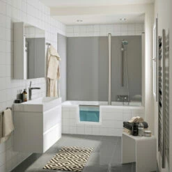 Repabad Livorno Mono Easy Duschbadewanne 170 X 70 Cm, Einstieg Links -Wanne Verkaufsladen repabad duschwannen rechteck livorno mono easy 5012978