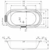 Repabad Pluto 190 Oval Badewanne