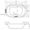 Repabad Wega 195 N Oval-Badewanne -Wanne Verkaufsladen repabad wega 195 cm badewanne oval 1411508
