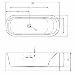 Riho Devotion Freistehende Badewanne 180 X 71 Cm Mit Riho Fall -Wanne Verkaufsladen riho badewannen freistehende devotion 180 x 4700657