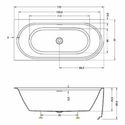 Riho Desire Corner Back-2-Wall Vorwand-Badewanne 170 X 77 Cm, Rechts, Mit Sparkle Mood Und LED Beleuchtung -Wanne Verkaufsladen riho badewannen vorwand modelle desire corner 11899095