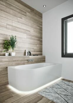 Riho Desire Corner Back-2-Wall Vorwand-Badewanne 170 X 77 Cm, Links, Mit Riho Fall Und LED Beleuchtung -Wanne Verkaufsladen riho badewannen vorwand modelle desire corner 11899509