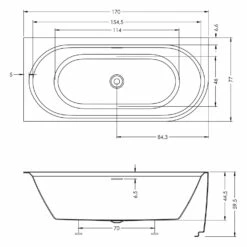 Riho Desire Corner Back-2-Wall Vorwand-Badewanne 170 X 77 Cm, Rechts -Wanne Verkaufsladen riho badewannen vorwand modelle desire corner 12105792