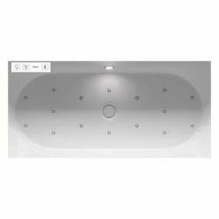 Riho Desire Corner Back-2-Wall Vorwand-Badewanne 170 X 77 Cm, Links, Mit Sparkle Mood