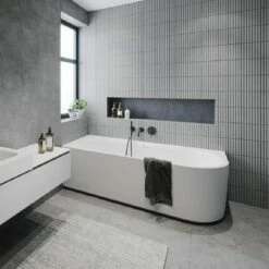 Riho Desire Corner Back-2-Wall Vorwand-Badewanne 170 X 77 Cm, Rechts, Mit Sparkle Mood -Wanne Verkaufsladen riho badewannen vorwand modelle desire corner 12197498