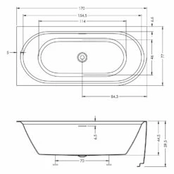 Riho Desire Corner Back-2-Wall Vorwand-Badewanne 170 X 77 Cm, Rechts, Mit Sparkle Mood Und Riho Fall -Wanne Verkaufsladen riho badewannen vorwand modelle desire corner 12210844