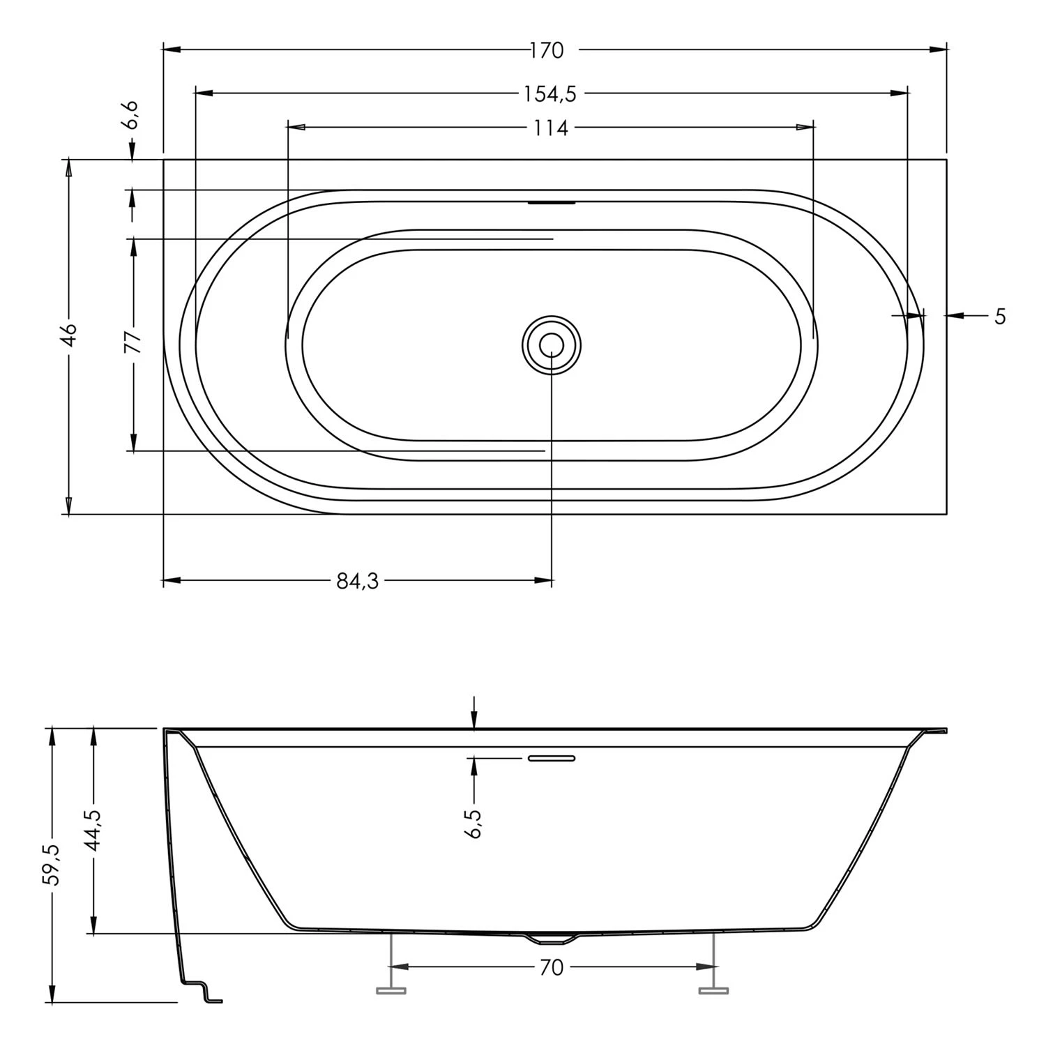 Riho Desire Corner Back-2-Wall Vorwand-Badewanne 170 X 77 Cm, Links, Mit Sparkle Mood, Riho Fall Und LED Beleuchtung 6 Riho Desire Corner Back-2-Wall Vorwand-Badewanne 170 X 77 Cm, Links, Mit Sparkle Mood, Riho Fall Und LED Beleuchtung – Bild 4