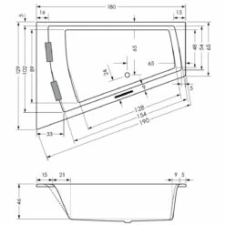 Steinkamp Life Eckbadewanne 180 X 130/65 Cm Mit Aquapunktur, Ecke Links Und Trio MT5 9 Steinkamp Life Eckbadewanne 180 X 130/65 Cm Mit Aquapunktur, Ecke Links Und Trio MT5 -Wanne Verkaufsladen steinkamp badewannen mit aquapunktur life eckbadewanne 12304960