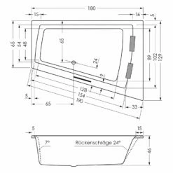 Steinkamp Life Eckbadewanne Mit Whirlsystem 180 X 130/65 Cm, Ecke Links, Inkl. Viega Multiplex Trio MT5 -Wanne Verkaufsladen steinkamp badewannen mit whirlpool life eckbadewanne 8534416