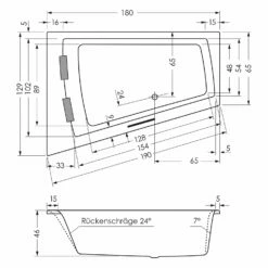 Steinkamp Life Eckbadewanne Mit Whirlsystem 180 X 130/65 Cm, Ecke Rechts, Inkl. Viega Multiplex Trio MT5 -Wanne Verkaufsladen steinkamp badewannen mit whirlpool life eckbadewanne 8534422